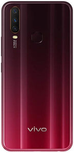 Vivo Y15 Dual SIM Mobile Phone, 6.35 Inch, 4GB RAM, 64 GB, 4G LTE - Burgundy Red