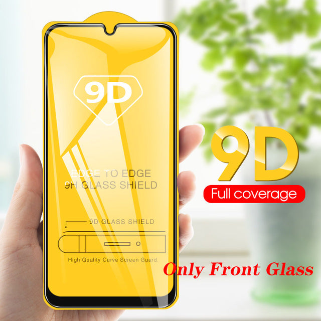 2 In 1 on For Samsung Galaxy A50 2019 Camera Lens Film & 9D Screen Protector Protective Tempered Glass for Galaxy SM A50 A505F