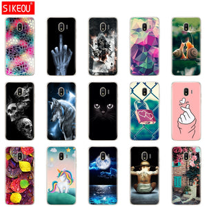 Soft Case For Samsung J2 Core Case Silicone Back Cover Phone Case For Samsung Galaxy J2 Core 2018 J 2 SM-J260F J260F J260 flower