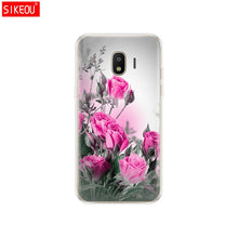 Load image into Gallery viewer, Soft Case For Samsung J2 Core Case Silicone Back Cover Phone Case For Samsung Galaxy J2 Core 2018 J 2 SM-J260F J260F J260 flower