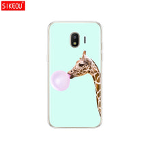 Load image into Gallery viewer, Soft Case For Samsung J2 Core Case Silicone Back Cover Phone Case For Samsung Galaxy J2 Core 2018 J 2 SM-J260F J260F J260 flower