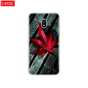 Soft Case For Samsung J2 Core Case Silicone Back Cover Phone Case For Samsung Galaxy J2 Core 2018 J 2 SM-J260F J260F J260 flower