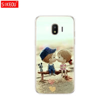 Load image into Gallery viewer, Soft Case For Samsung J2 Core Case Silicone Back Cover Phone Case For Samsung Galaxy J2 Core 2018 J 2 SM-J260F J260F J260 flower