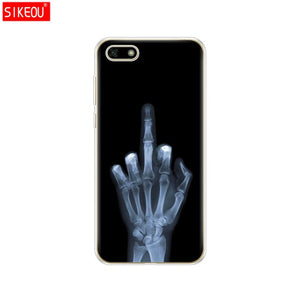 Silicone case For Huawei Honor 7A Case 5.45" inch Soft Tpu Phone Huawei Honor 7A 7 A DUA L22 Russian version Back Cover bag Cat