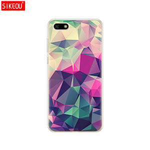 Silicone case For Huawei Honor 7A Case 5.45" inch Soft Tpu Phone Huawei Honor 7A 7 A DUA L22 Russian version Back Cover bag Cat