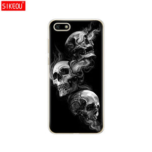 Silicone case For Huawei Honor 7A Case 5.45" inch Soft Tpu Phone Huawei Honor 7A 7 A DUA L22 Russian version Back Cover bag Cat