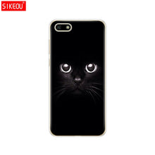 Load image into Gallery viewer, Silicone case For Huawei Honor 7A Case 5.45&quot; inch Soft Tpu Phone Huawei Honor 7A 7 A DUA L22 Russian version Back Cover bag Cat