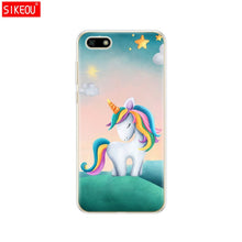 Load image into Gallery viewer, Silicone case For Huawei Honor 7A Case 5.45&quot; inch Soft Tpu Phone Huawei Honor 7A 7 A DUA L22 Russian version Back Cover bag Cat