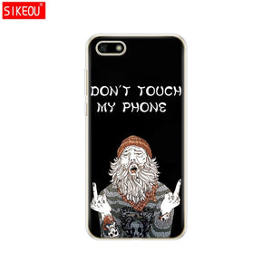 Silicone case For Huawei Honor 7A Case 5.45" inch Soft Tpu Phone Huawei Honor 7A 7 A DUA L22 Russian version Back Cover bag Cat