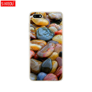 Silicone case For Huawei Honor 7A Case 5.45" inch Soft Tpu Phone Huawei Honor 7A 7 A DUA L22 Russian version Back Cover bag Cat