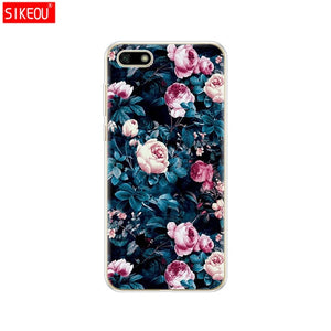 Silicone case For Huawei Honor 7A Case 5.45" inch Soft Tpu Phone Huawei Honor 7A 7 A DUA L22 Russian version Back Cover bag Cat