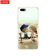 Load image into Gallery viewer, Silicone case For Huawei Honor 7A Case 5.45&quot; inch Soft Tpu Phone Huawei Honor 7A 7 A DUA L22 Russian version Back Cover bag Cat