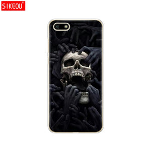 Silicone case For Huawei Honor 7A Case 5.45" inch Soft Tpu Phone Huawei Honor 7A 7 A DUA L22 Russian version Back Cover bag Cat