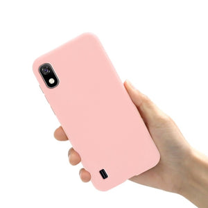 For Samsung Galaxy A10 Case Silicone Phone Cover TPU Cases For Funda Samsung A 10 A10 2019 Back Case Soft Matte Bumper Coque