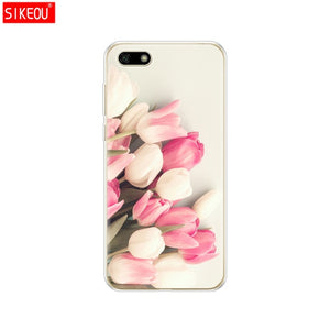 Silicone case For Huawei Y5 2018 PRIME 5.45" inch Soft Cartoon Tpu Phone Case Huawei Y5 2018 Back Cover For huawei Y5 lite 2018