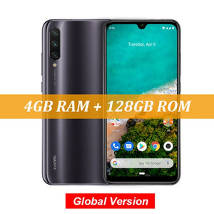 Global Version Xiaomi Mi A3 MiA3 4GB 64GB Mobile Phone Snapdragon 665 48MP Triple Cameras 32MP Front Camera 6.088 AMOLED Display