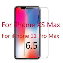 Load image into Gallery viewer, 10Pcs Tempered Glass For iPhone X XS MAX XR 4 4s 5 5s SE 5c Screen Protective Film For iPhone 6 6s 7 8 Plus X 11 Glass Protector