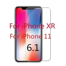 Load image into Gallery viewer, 10Pcs Tempered Glass For iPhone X XS MAX XR 4 4s 5 5s SE 5c Screen Protective Film For iPhone 6 6s 7 8 Plus X 11 Glass Protector