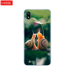 silicone case for xiaomi redmi 7a cases full protection soft tpu back cover on redmi 7 a bumper hongmi 7a phone shell bag coque