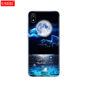 silicone case for xiaomi redmi 7a cases full protection soft tpu back cover on redmi 7 a bumper hongmi 7a phone shell bag coque