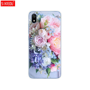 silicone case for xiaomi redmi 7a cases full protection soft tpu back cover on redmi 7 a bumper hongmi 7a phone shell bag coque