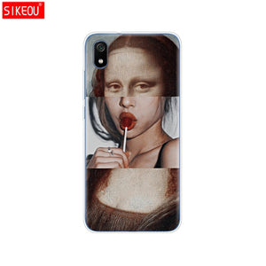 silicone case for xiaomi redmi 7a cases full protection soft tpu back cover on redmi 7 a bumper hongmi 7a phone shell bag coque