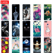 Load image into Gallery viewer, Silicone case For Huawei Honor 7C 5.7 Inch Case Cover Soft TPU Cute Cover Back Protective Phone Case For Huawei honor 7c Aum-L41