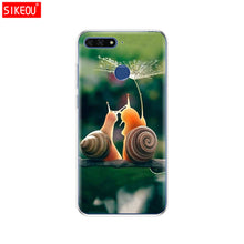 Load image into Gallery viewer, Silicone case For Huawei Honor 7C 5.7 Inch Case Cover Soft TPU Cute Cover Back Protective Phone Case For Huawei honor 7c Aum-L41