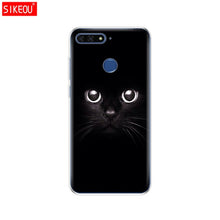 Load image into Gallery viewer, Silicone case For Huawei Honor 7C 5.7 Inch Case Cover Soft TPU Cute Cover Back Protective Phone Case For Huawei honor 7c Aum-L41