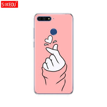 Load image into Gallery viewer, Silicone case For Huawei Honor 7C 5.7 Inch Case Cover Soft TPU Cute Cover Back Protective Phone Case For Huawei honor 7c Aum-L41