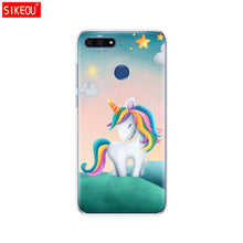 Load image into Gallery viewer, Silicone case For Huawei Honor 7C 5.7 Inch Case Cover Soft TPU Cute Cover Back Protective Phone Case For Huawei honor 7c Aum-L41