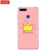 Load image into Gallery viewer, Silicone case For Huawei Honor 7C 5.7 Inch Case Cover Soft TPU Cute Cover Back Protective Phone Case For Huawei honor 7c Aum-L41