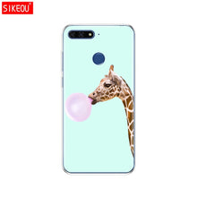 Load image into Gallery viewer, Silicone case For Huawei Honor 7C 5.7 Inch Case Cover Soft TPU Cute Cover Back Protective Phone Case For Huawei honor 7c Aum-L41