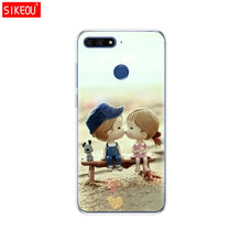 Load image into Gallery viewer, Silicone case For Huawei Honor 7C 5.7 Inch Case Cover Soft TPU Cute Cover Back Protective Phone Case For Huawei honor 7c Aum-L41