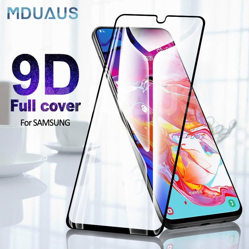 9D Protective Glass on For Samsung Galaxy A10 A20 A30 A40 A50 A60 Screen Protector For Samsung A70 A80 A90 Glass M10 M20 M30 M40