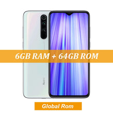 Load image into Gallery viewer, Global ROM Xiaomi Redmi Note 8 Pro 6GB 64GB 64 MP Quad Cameras MTK Helio G90T Smartphone 6.53&#39;&#39; FHD+ 4500mAh 18W QC 3.0