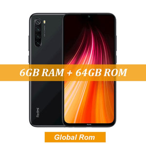 New Global ROM Xiaomi Redmi Note 8 4GB 64GB 48MP Quad Camera Smartphone Snapdragon 665 Octa Core 6.3" FHD Screen 4000mAh