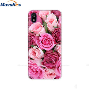 Redmi 7A Soft Silicone Phone Case For Xiaomi Redmi 7A Case On For Xiomi Redmi 7A Cover Cute TPU Back Cover For Redmi7A 7 A Coque