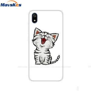 Redmi 7A Soft Silicone Phone Case For Xiaomi Redmi 7A Case On For Xiomi Redmi 7A Cover Cute TPU Back Cover For Redmi7A 7 A Coque