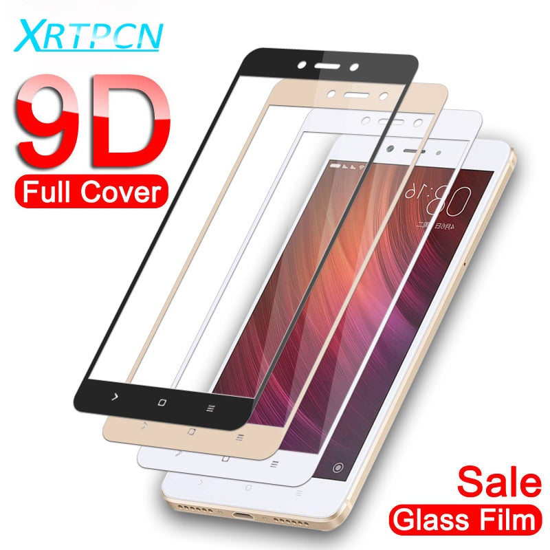 9D Protective Glass For Xiaomi Redmi Note 4 4X 5 5A Pro Screen Protector For Redmi 5 Plus S2 4X 5A Tempered Glass Film Case