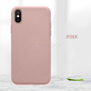 Original official Liquid Silicone Case For iphone 11 7 8 X 6 S 6S Plus Case for iPhone XR XS 11 Pro MAX Soft Cover With logo