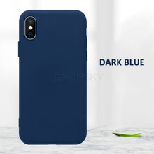 Load image into Gallery viewer, Original official Liquid Silicone Case For iphone 11 7 8 X 6 S 6S Plus Case for iPhone XR XS 11 Pro MAX Soft Cover With logo