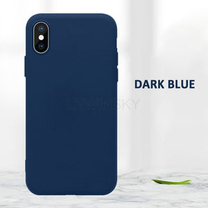 Original official Liquid Silicone Case For iphone 11 7 8 X 6 S 6S Plus Case for iPhone XR XS 11 Pro MAX Soft Cover With logo