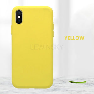 Original official Liquid Silicone Case For iphone 11 7 8 X 6 S 6S Plus Case for iPhone XR XS 11 Pro MAX Soft Cover With logo