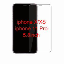 Load image into Gallery viewer, Protective tempered glass for iphone 7 6 6s 8 plus 11 pro XS max XR x glass iphone 7 8 x screen protector glass on iphone 7 6S 8