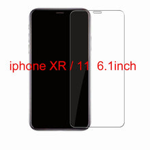 Load image into Gallery viewer, Protective tempered glass for iphone 7 6 6s 8 plus 11 pro XS max XR x glass iphone 7 8 x screen protector glass on iphone 7 6S 8