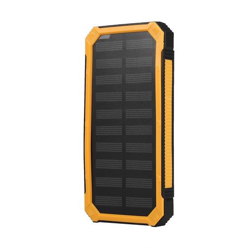 Portable 20000mAh Fast Charging Solar Power Bank Case DIY Kit Travel Dual USB Mobile Power Bank Cases Built-In Solar Panel