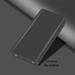 8x18650 Digital Display Power Bank Battery Box Portable DIY Kit Mobile Battery Charger Box Mobile Phone Charger Shell for Iphone