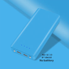 Load image into Gallery viewer, QC 3.0 Fast Charging USB Power Bank Battery Charger Box LED Digital Display Light 8*18650 Battery Charger Box for Huawei Iphone