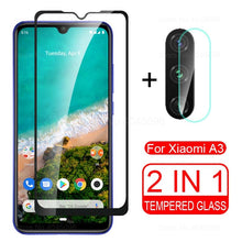 Load image into Gallery viewer, 2 in 1 protective glass for xiaomi mi a3 camera back cover for xiomi a3 mia3 xiaomia3 xiami a 3 3a tremp glasses lens case